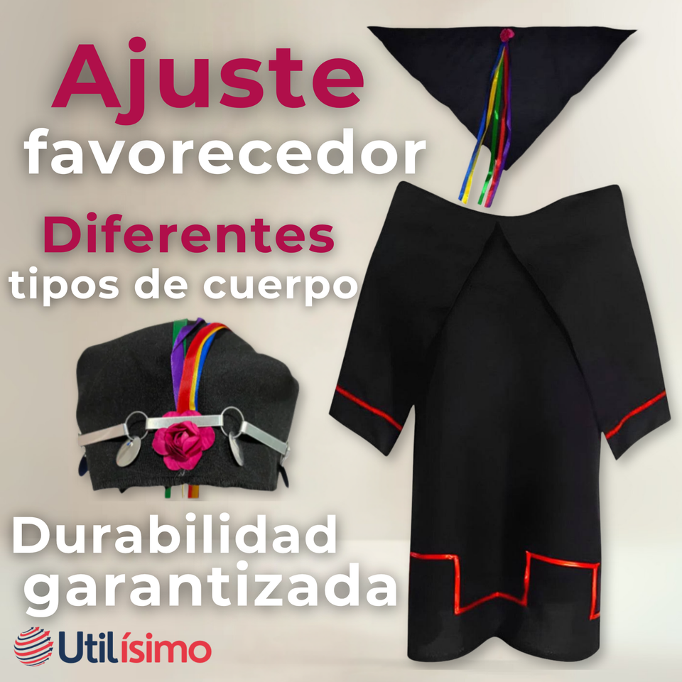 Traje Vestido Mapuche Niña 0 Meses hasta Talla S Vestimenta Típica