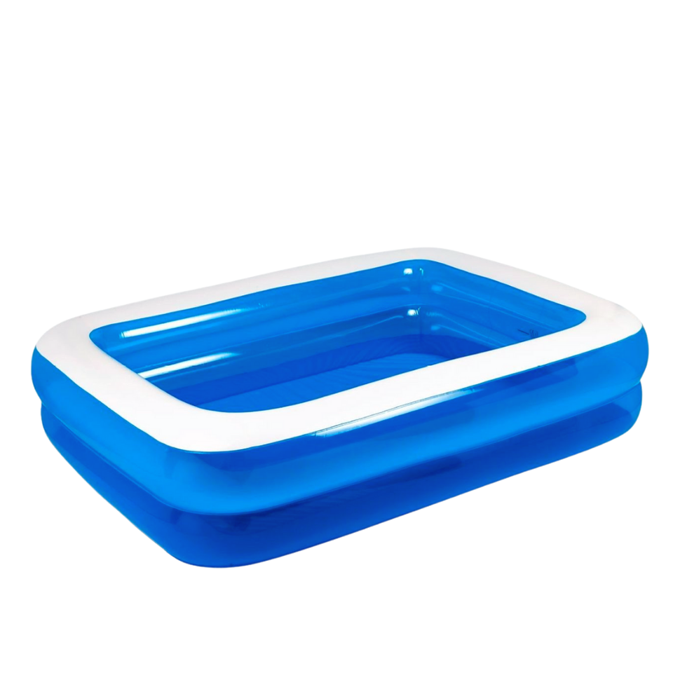 Piscina Inflable Rectangular Familiar 200x120x40 Cm Azul