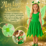 Disfraz Infantil Tinkerbell Campanita Niña Cuento De Hadas