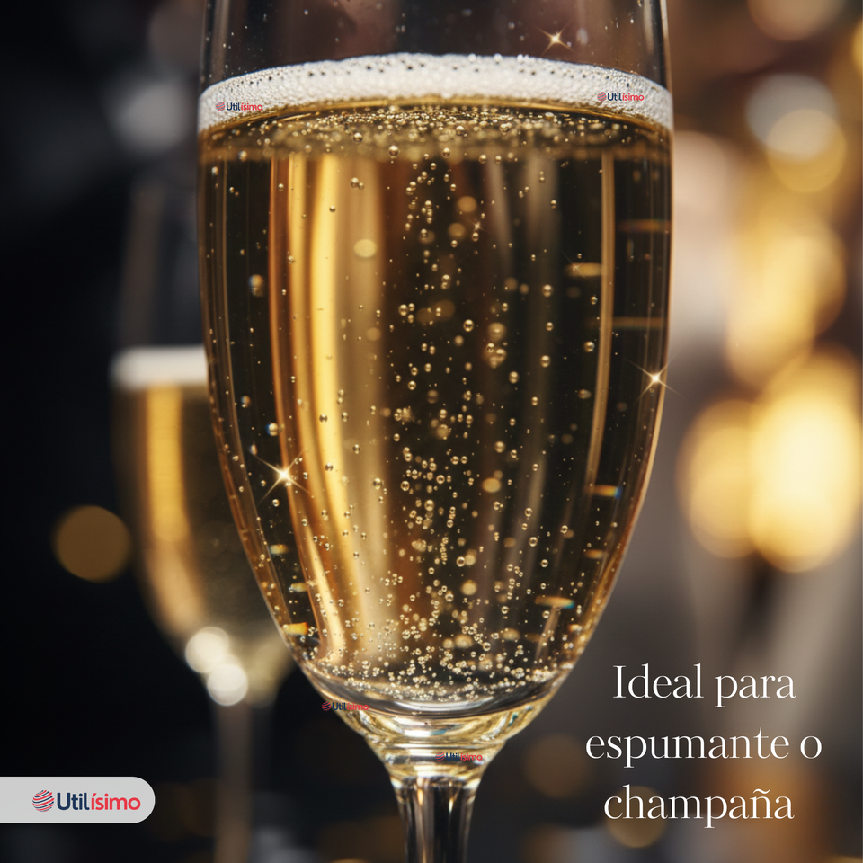 Set de 6 Copas de Champaña Espumante 180 ml