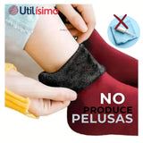 Pack 3 Pares Calcetines Polar Térmico con Interior Afelpado Mujer Surtido