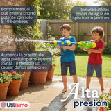 Pistola De Agua 300ml 32cm Colores Surtidos Juguete Lanza Agua Niño Niña