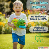 Pistola Lanza Agua Dinosaurio Color Verde Juguete 30cm Niño