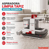 Aspiradora Limpia Tapiz Telefunken Smart Wash 550W Blanco