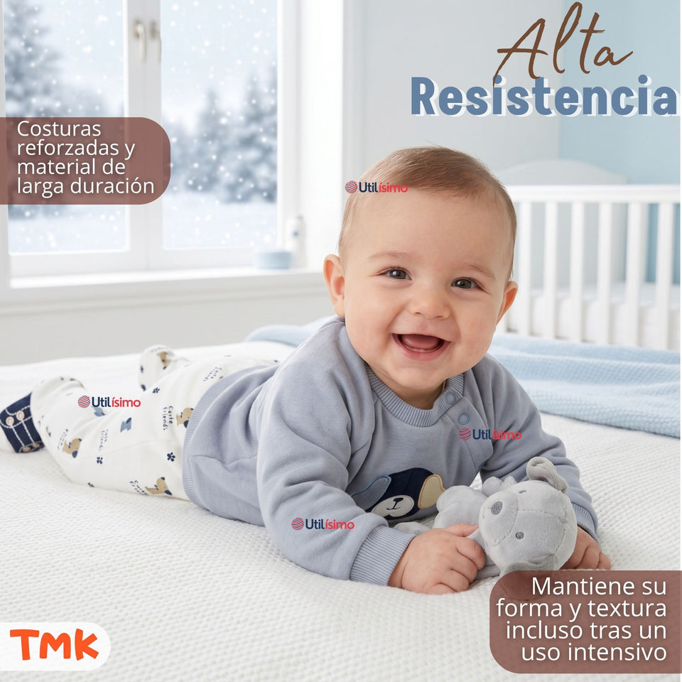 Conjunto Buzo Polerón 2 Piezas Bebé Niño Tedmimak Cute Dog