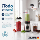 Licuadora Personal Blender Thomas Th-300pb 600 Ml Con accesorios