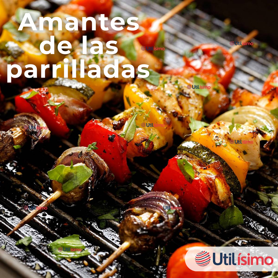 Pack 45 Piezas Brochetas Para Anticuchos Pinchos Bambú Palillos 40cm