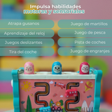 Juguete Tablero Multifuncional 8 En 1 Bebé Niño Niña Montessori