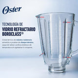 Vaso vidrio Boroclass® de 1.25 l para la licuadoras Oster®