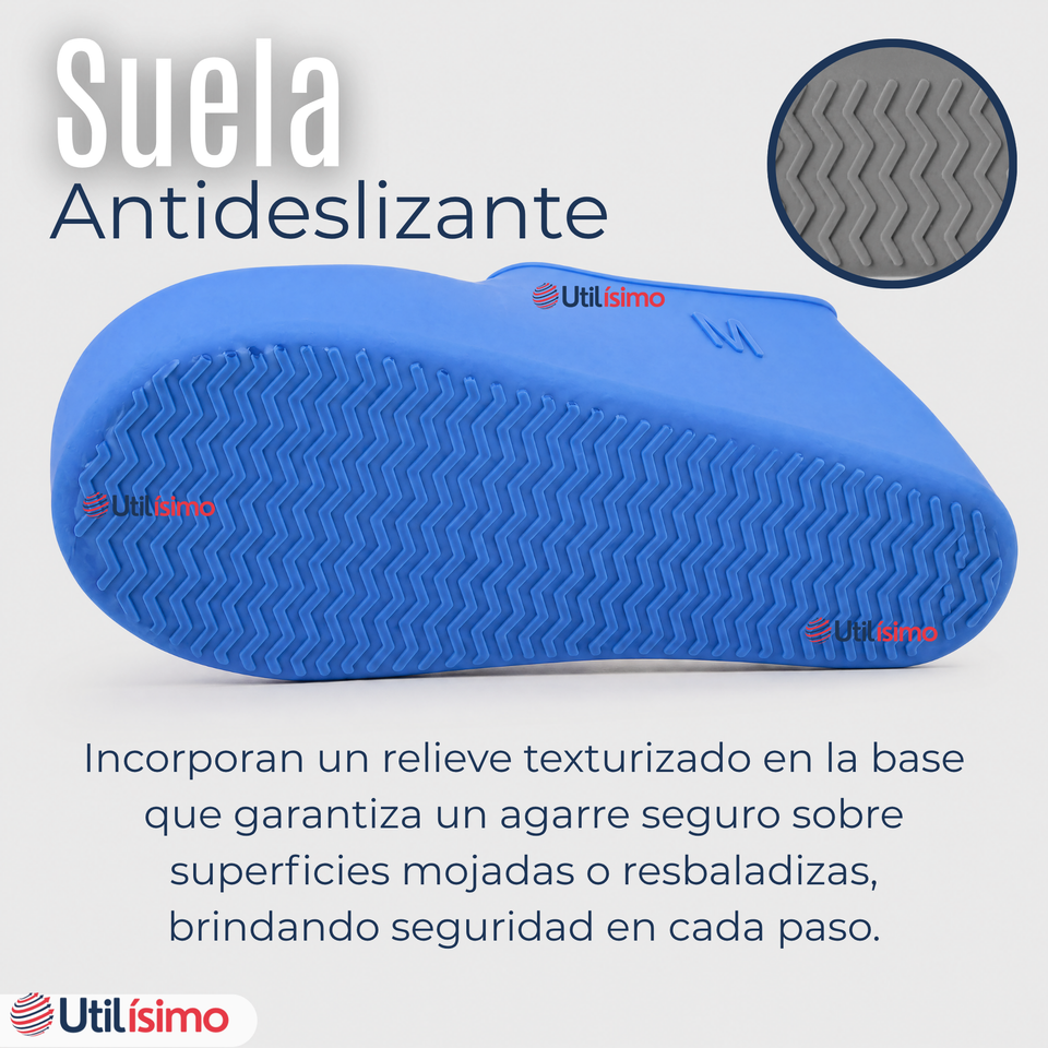 Fundas Cubre Zapatos Hombre Impermeable Surtidas Silicona Antideslizante 1 Par