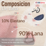Calcetines De Lana Confort Térmico Mujer Diseños Juveniles 1 Par