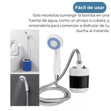 Ducha Portátil Recargable USB Camping Exteriores Ducha Al Aire Libre