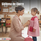 Delantal Párvulo Niña Cotona Escolar Colegio