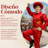 Traje Típico Caporal Rojo Con Sombrero Danza Tradicional Fiestas Patrias