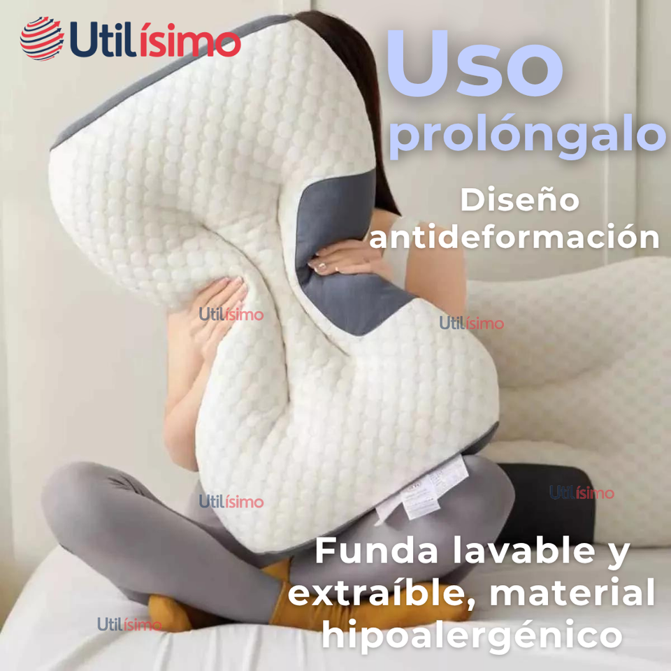 Almohada Ortopédica Ergonómicas Para Cuello y Cervical