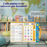 Libro Didáctico Interactivo Aprendizaje Bilingüe Juguete Para Niños