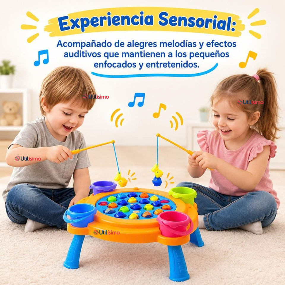Juguete Pesca Magnético Interactivo Musical Infantil
