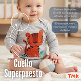 Pack 5 Bodys Manga Larga 100% Algodón Tedmimak Sweet Nature Bebé Niño