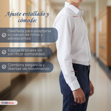 Camisa Colegio Escolar Manga Larga Para Niños