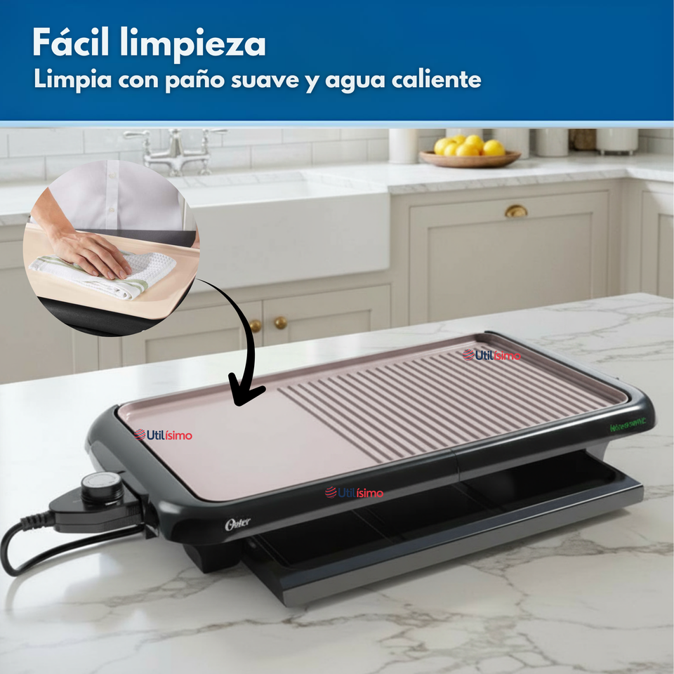 Parrilla eléctrica Oster® Bioceramic® CKSTGR5085
