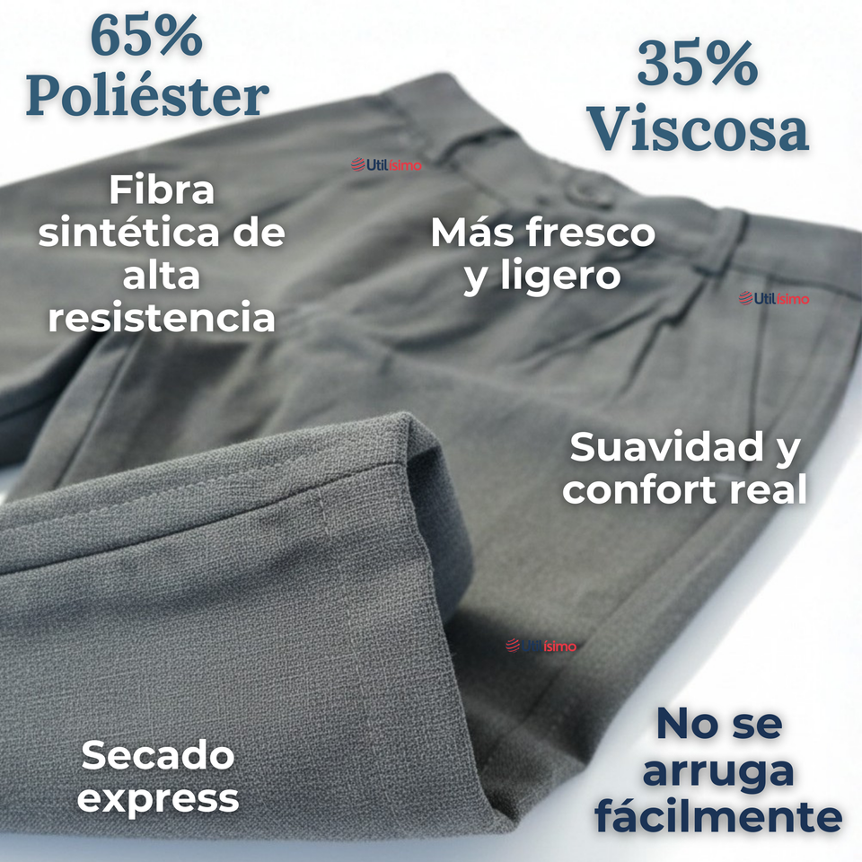 Pack 3 Pantalón Escolar Colegio Clásico Niño Gris