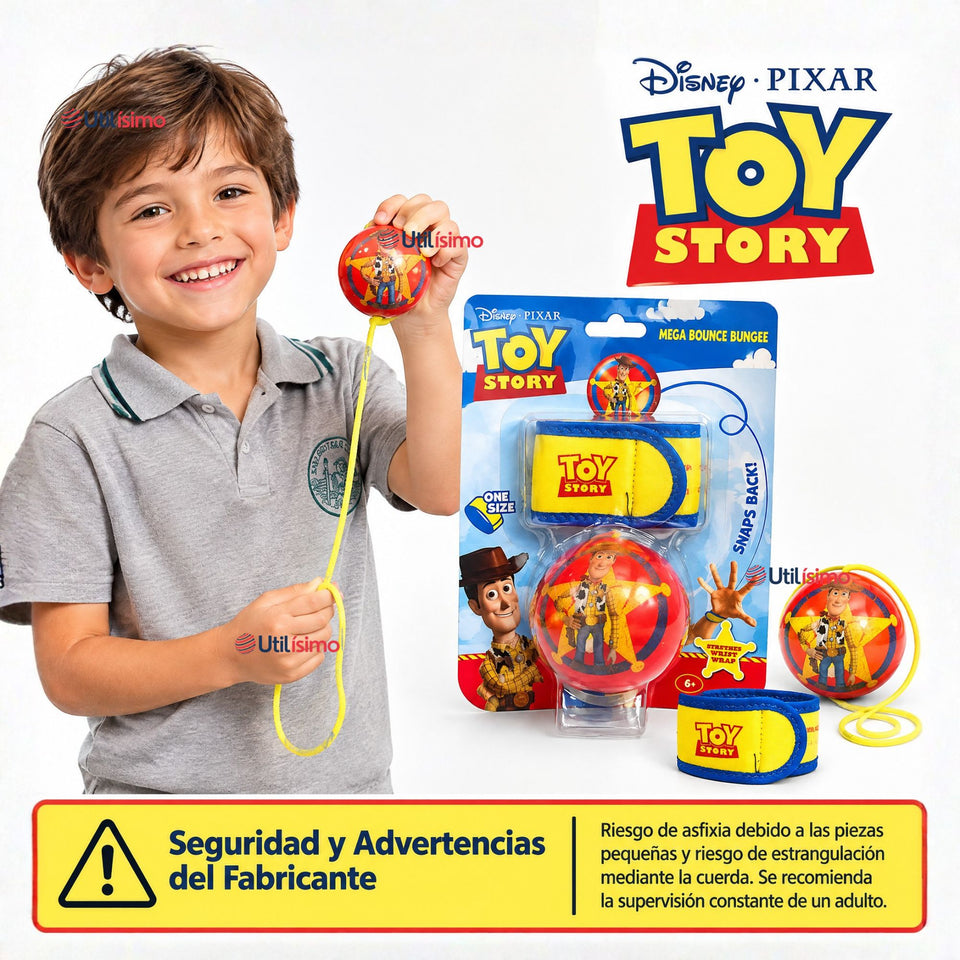 Toy Story Bungee Ball Pelota De Rebote Con Pulsera