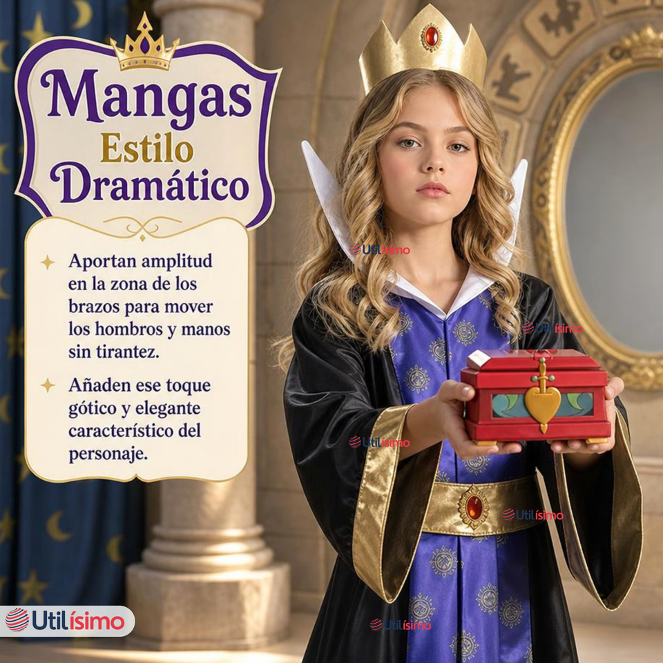 Disfraz Reina Grimhilde Malvada Blancanieves Cosplay Juvenil