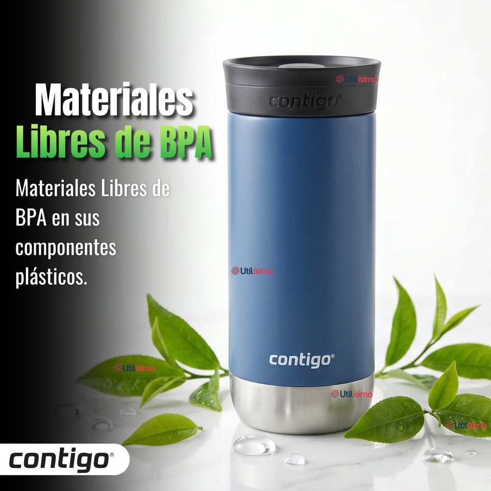 Vaso Mug Contigo Huron 2.0 473 ML Blue Corn Térmico Acero Inoxidable