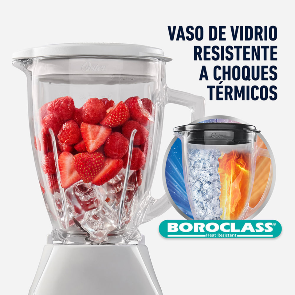Licuadora Oster® Con Vaso De Vidrio Y Control De Perilla BLSTKAGWRD