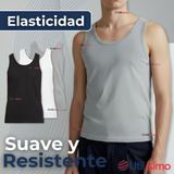 Pack 3 Camisetas Sin Manga Básicas Suaves 100% Algodón Colores Surtidos Juvenil