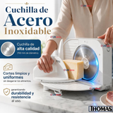 Cortadora Fiambre Rebanadora Compacta 3 Velocidades 1 A 15mm Thomas