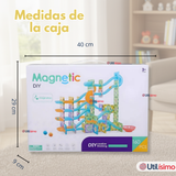 Pista Armable Lego Magnético de 160 Piezas para niños