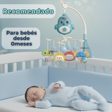 Móvil Giratorio Musical Proyector Bebé Niño Azul