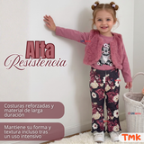 Conjunto Buzo Polera Chaleco 3 Piezas Niña Tedmimak Pretty Friend