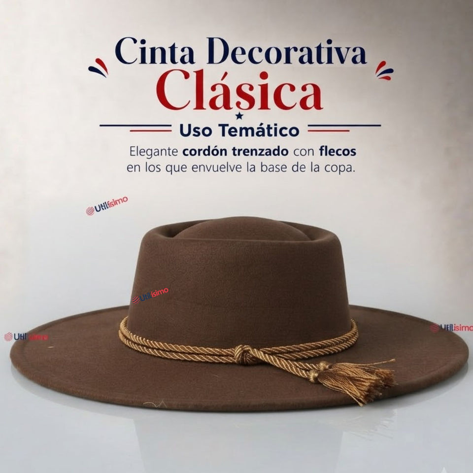 Sombrero Huaso Café Tradicional Para Fiestas Patrias