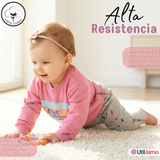 Conjunto 2 Piezas Buzo Pantalón Y Polerón De Algodón Lila Bebé Niña