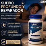 L-Treonato De Magnesio FNL 90 Capsulas Stress Fatiga Sabor Natural