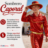 Traje Caporal Típico Completo Con Sombrero Rojo Hombre Fiestas Patrias