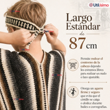 Pack 3 Trariloncos Cintillos Mapuches Negro 87cm Fechas Patrias
