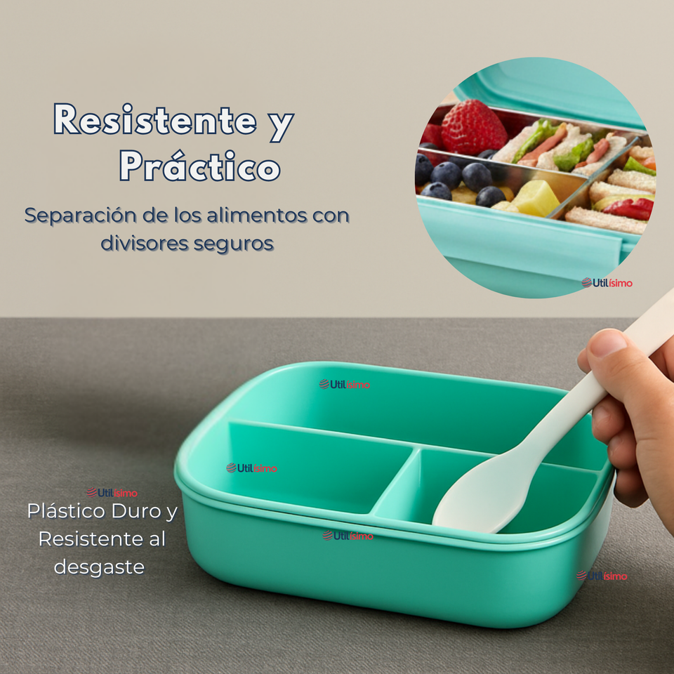 Set Fiambrera Tupper + Vaso Para Niños y Niñas Colores Varios Infantiles
