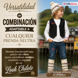 Set Chilote De Gorro Polainas Tipico Niño Fiestas Patrias
