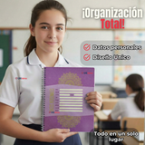 Pack 10 Cuadernos Universitario Mandalas Proarte 7mm 100 hojas Diseños Surtidos