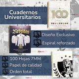 Pack 10 Unidades Cuadernos Colo Colo Centenario 100 Hojas
