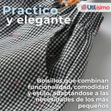 Conjunto De Vestir Con Tirantes Camisa Pantalón Corto Algodón Bebe