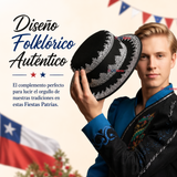 Sombrero Gorro Caporal Hombre Fiestas Patrias Negro Baile Típico