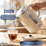 Hervidor Eléctrico Oster® de 1.7 Litros Para Té Café E Infusiones BVSTKT8107OM-052