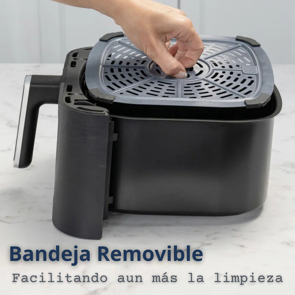 Oster® Freidora de Aire Manual, Recubrimiento Oster® DiamondForce, 4L de Capacidad, con Controles de Tiempo y Temperatura, CKSTAF401MDF