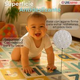 Alfombra Antigolpe Tapete Plegable Reversible para Bebés 200cm Surtido