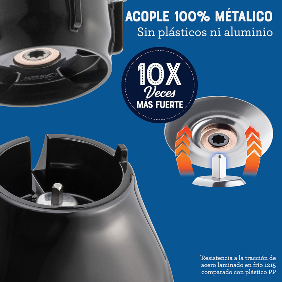 Licuadora Oster® 2 velocidades más pulso y vaso de vidrio BLSTKAGBPB