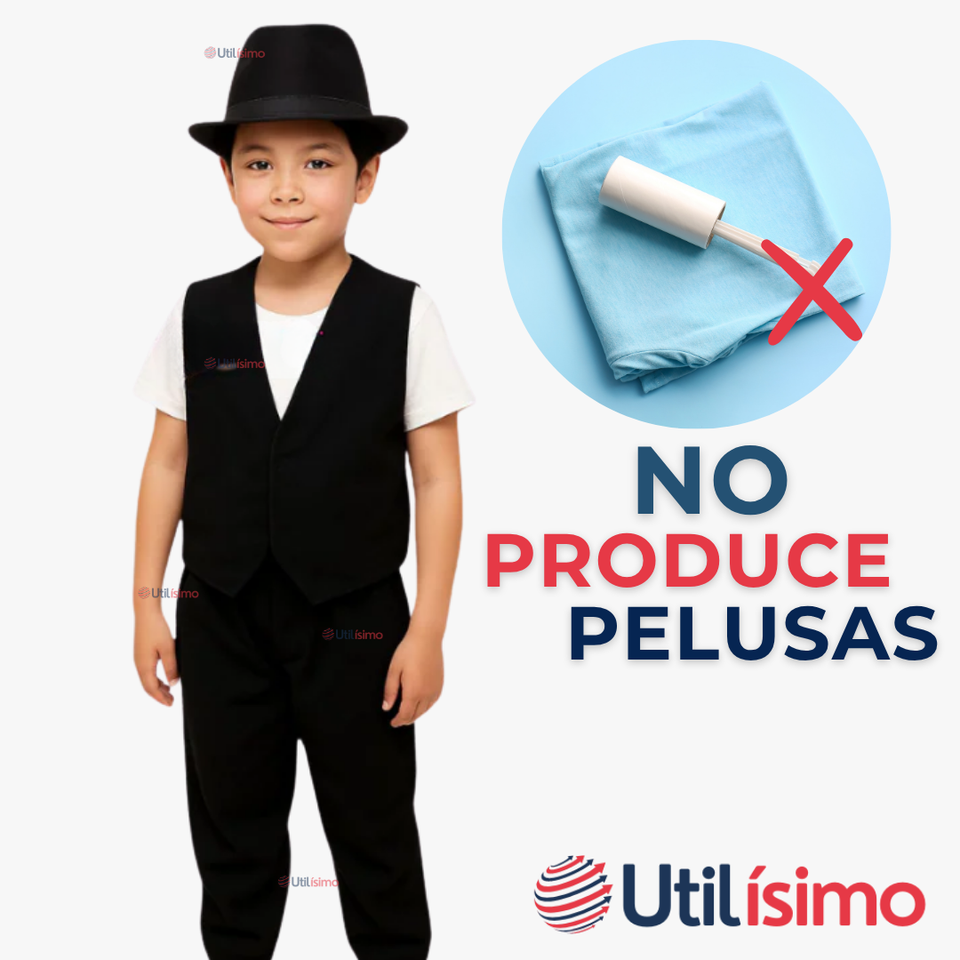 Chaleco Bolero Nortino Niño Fiestas Patrias Negro